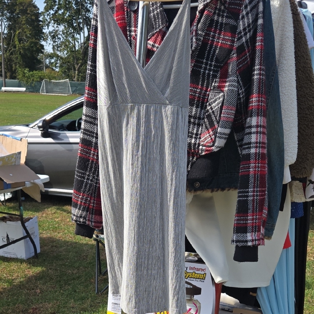 Gray Sleeveless Dress